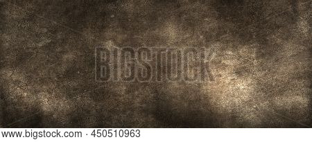 Textured Dark Background With Scratches, Scuffs And Stains. Blank Backdrop Of Black Color For Copy S