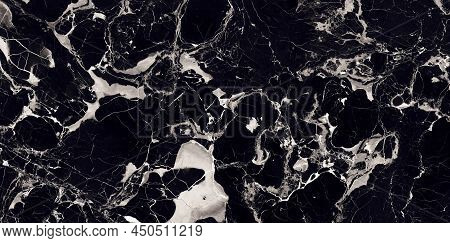 Black Marble texture background with high resolution, Natural marble tiles texture for digital wall