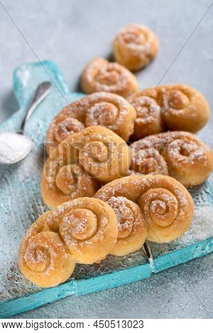 Biscuit. Delicious Cottage Cheese Cookies. High Quality Photo