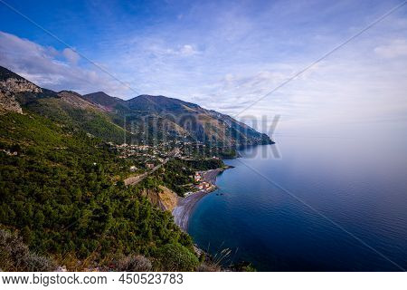 Beautiful Italian West Coast In The Bay Of Sapri In Italy - Travel Photography