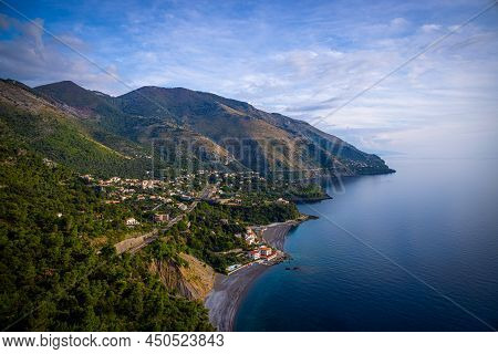Beautiful Italian West Coast In The Bay Of Sapri In Italy - Travel Photography