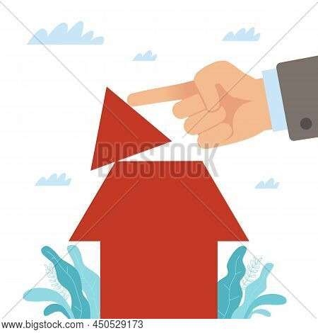 Intentionally Causing Obstacles To Achieving Goal. Competition And Ambition In Business, Battle And 