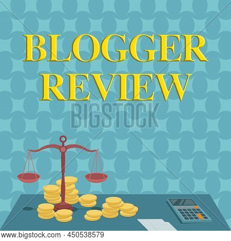 Text Caption Presenting Blogger Review. Concept Meaning Making A Critical Reconsideration And Summar