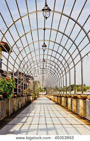 กลางของแม่น้ำ Corridor.low จุดของมุมมอง