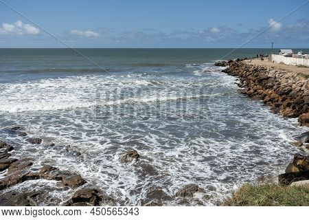 Marine Landsape In Mar Del Plata , Argentina