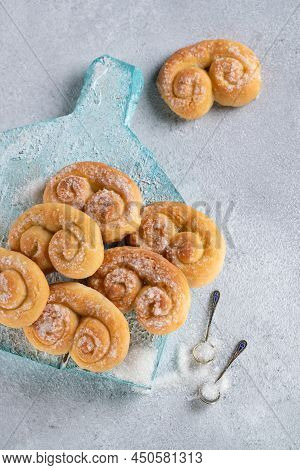 Biscuit. Delicious Cottage Cheese Cookies. High Quality Photo