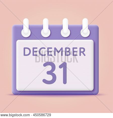 3d Calendar Icon With Check Sign. Vector