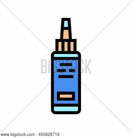 Hair Growth Serum Color Icon Vector. Hair Growth Serum Sign. Isolated Symbol Illustration