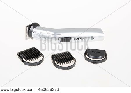 Bordeaux , Aquitaine  France - 03 03 2022 : Babyliss Men Modern Electric Hair Trimmer Isolated On Wh