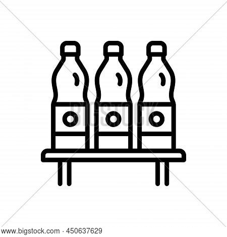 Black Line Icon For Adjusted Coordinate Alter Bottle Regulate Rearrange Arrange Put-in-order