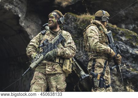 Instant Brotherhood Serving For The Army Together . High Quality Photo