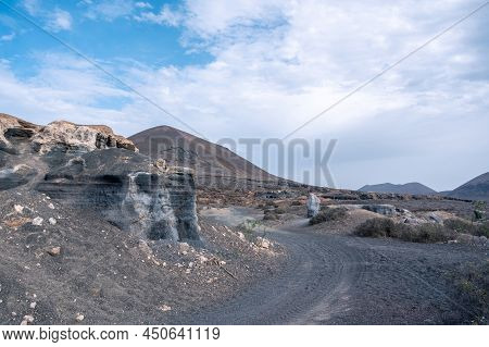 Rofera De Teseguite, Eroded Volcanic Rock Formation, Lanzarote, Canary Islands, Spain