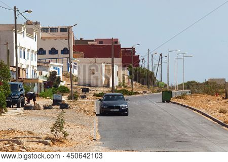 Diabat, Morocco - June 10, 2017: The Diabat Village In Morocco, Which Is Located About A Couple Of K