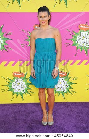 LOS ANGELES - 23 marts: Danica Patrick ankommer til Kid's Choice Awards 2013 på 23 marts 2013 jeg