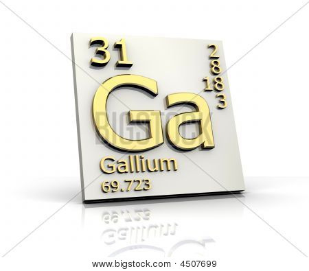 Tabla de galio forma periodica de elementos