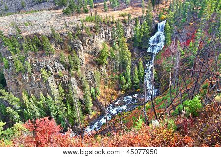 Undine Falls Yellowstone National Park