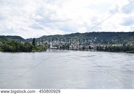 Mittelrheintal Near Boppard, Unesco World Heritage Site Middle Rhine Valley