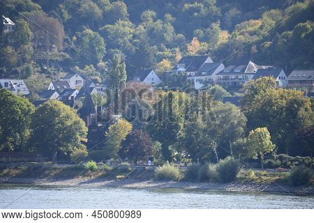 Mittelrheintal Near Boppard, Unesco World Heritage Site Middle Rhine Valley