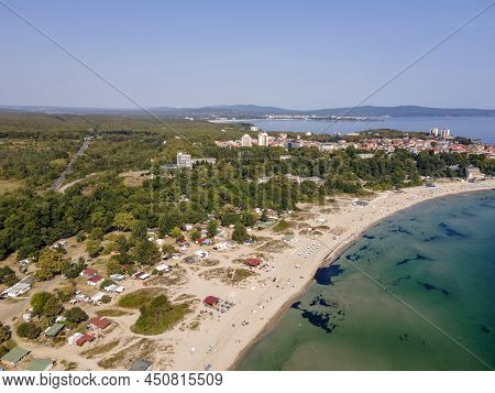 Aerial View Of South Beach Of Town Of Kiten, Bulgaria