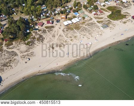 Aerial View Of South Beach Of Town Of Kiten, Bulgaria