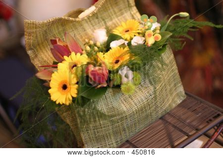 En buket blomster