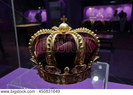 Bucharest, Romania - May 19, 2018: Long Night Of Museums At The National Museum Of Romanian History 