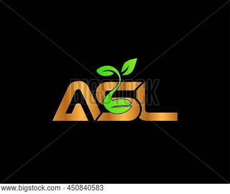 Asl Logo Design. Professional And Modern Logo Design Idea. Advance Seed Ltd