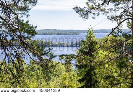 View To The Lake Pielinen From Devil's Church (pirunkirkko) Area, Koli, North Karelia, Finland