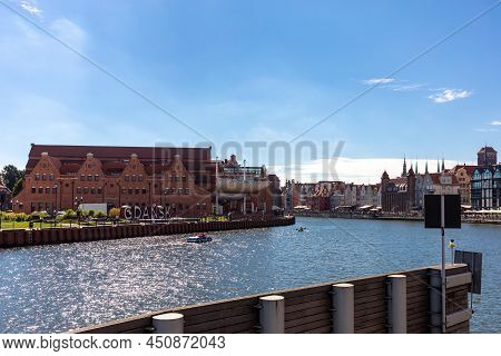Gdansk, Poland - Sept 9, 2020: Polish Baltic F. Chopin Philharmonic In Gdańsk Is A Concert Hall Loca