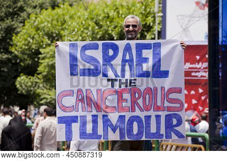 Quds Day rally, The march in support of the people of Gaza, Iran Tehran, May 31, 2019.