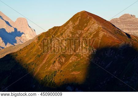 Averau Peak (2649 m) in the Dolomites, Italy, Europe                               