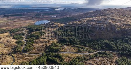 Killybegs, Ireland - October 13 2021 - Killybegs Is The Most Important Fishing Port In Ireland