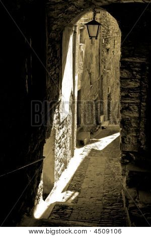 Triora landsby i Ligurien Italien