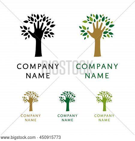 Tree Logo Vector & Photo (Free Trial) | Bigstock
