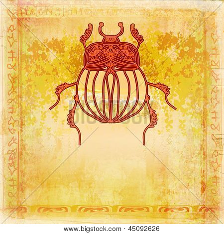 Zlatý Scarab pozadí