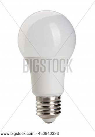 Led Electric Light Bulb Isolated On White Background