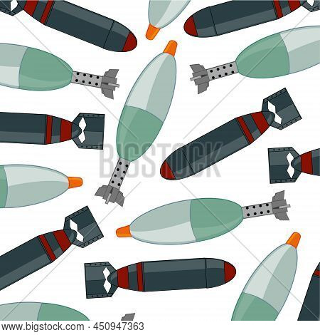 Amunitions For Weapon Mine And Bomb Decorative Pattern