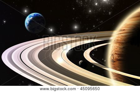 Welt außerhalb unseres Sonnensystems