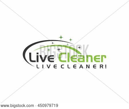 Creative Modern Cleaning Service Business Logo Design