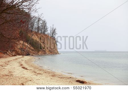 Autumn Cliff In Orlowo, Gdynia Poland