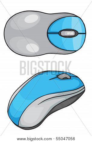 computer mouse. Style cartoon.