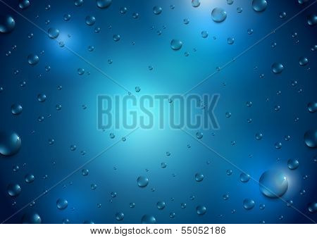 Water drops background