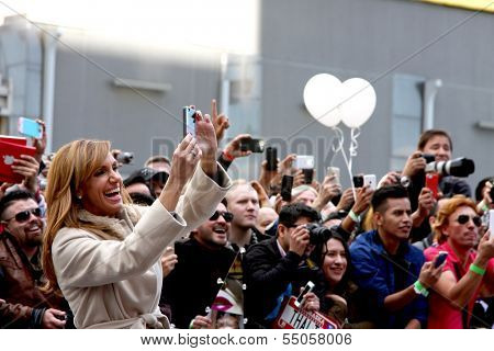LOS ANGELES - DEC 5:  Atmosphere at the Thalia Hollywood Walk of Fame Star Ceremony at W Hollywood Hotel on December 5, 2013 in Los Angeles, CA