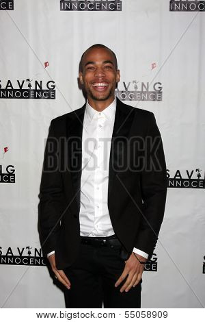LOS ANGELES - DEC 5:  Kendrick Sampson at the 2nd Annual Saving Innocence Gala at The Crossing on December 5, 2013 in Los Angeles, CA