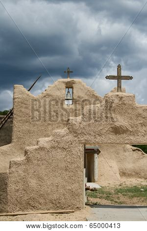 San Lorenzo De Picuris Church In New Mexico