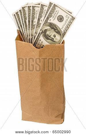 Brown Bag Full Of Money