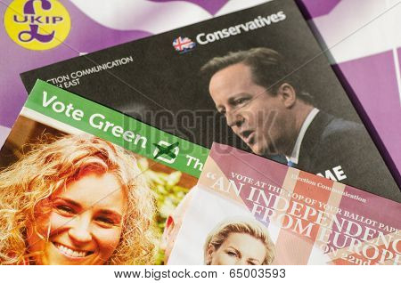 European Election Leaflets