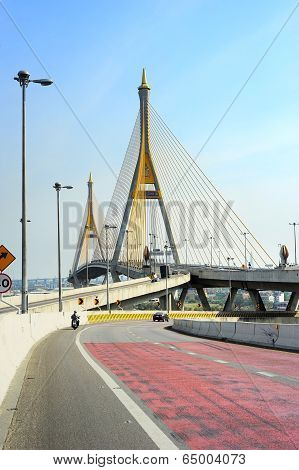 Road And Bridge In Bangkok