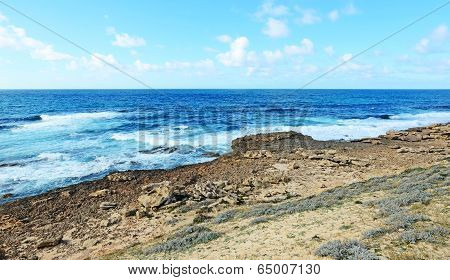 Argentiera rocky coast