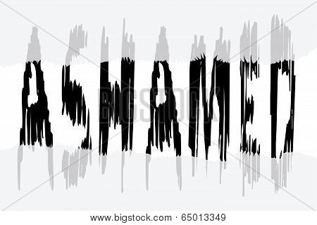 Ashamed